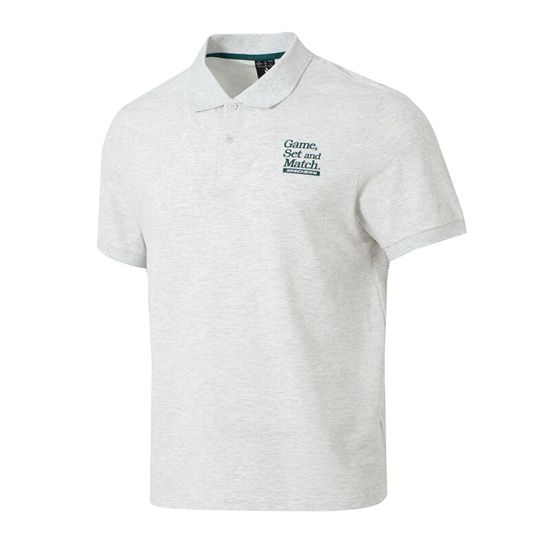 Skechers Comfortable Sports Collection Polo Shirt Men's Gray 0248