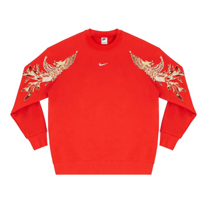 Nike Nike Sweatshirts Unisex Red Crew Neck Moderate Regular