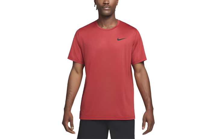 Nike Nike Pro Dri FIT T Shirt Men's Team Red