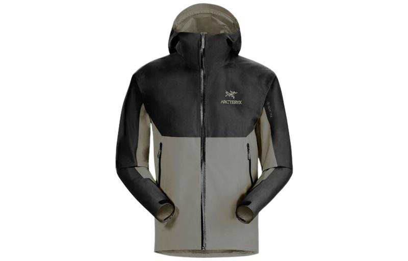 Arcteryx ZETA Jackets Men's Black/Black Hooded Moderate Hard Shell