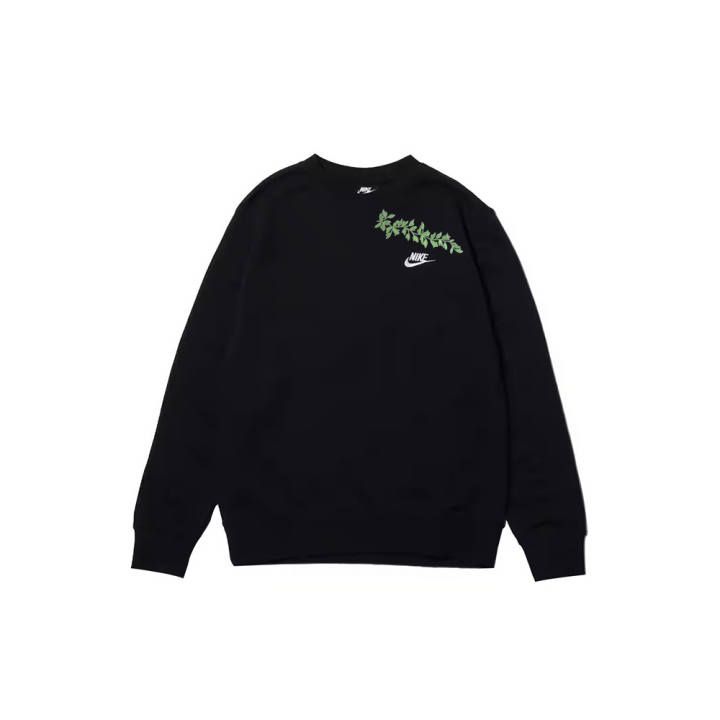 Nike Nike Sweatshirts Men's Black Crew Neck Moderate Regular