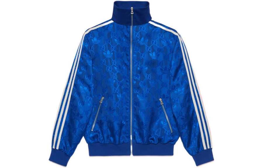 GUCCI X Adidas Gg Trefoil Jacquard Jacket