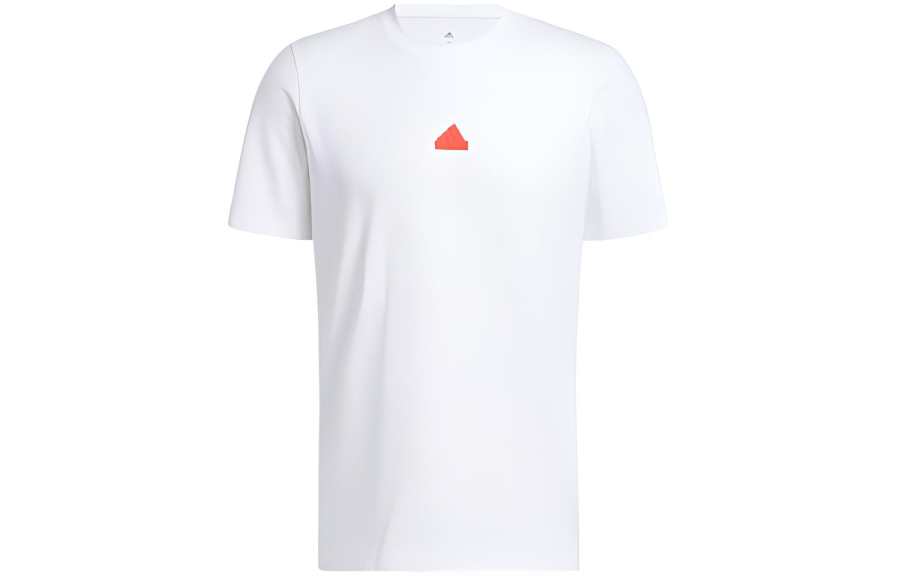Adidas Adidas Future Icons T Shirts Men's White Crew Neck Moderate Straight Fit