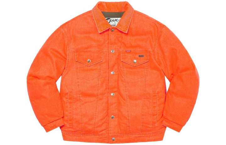 Supreme Supreme Schott Canvas Down Trucker Jacket