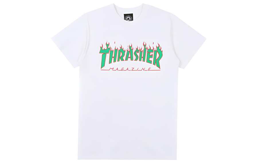 Thrasher Thrasher T Shirt US Version Unisex White