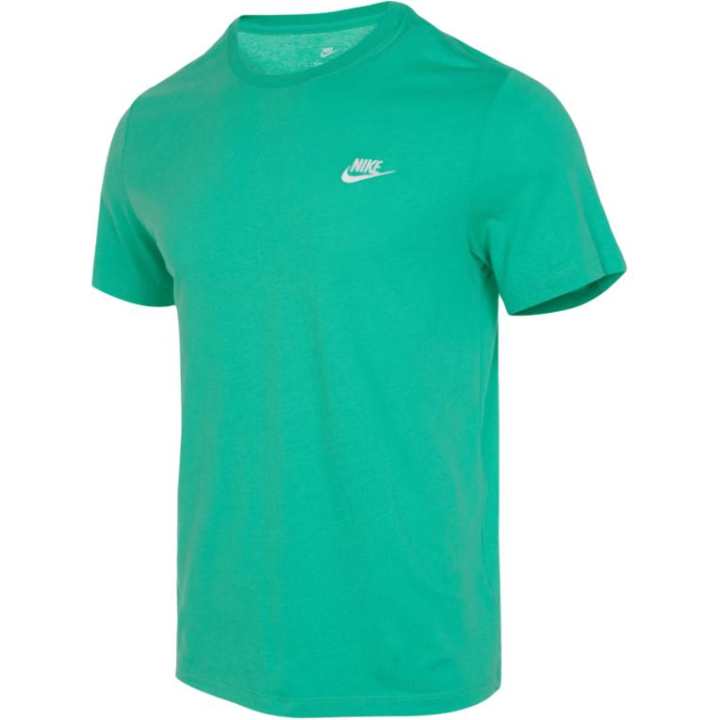 Nike Nike T Shirts Men's Green Crew Neck Moderate Straight Fit
