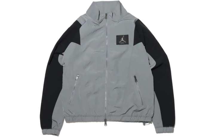 Jordan Jordan Flight Jackets Men's Gray Stand Collar Moderate Other