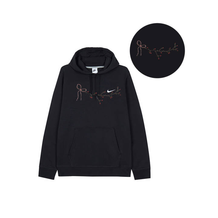 Nike Nike Sweatshirts Men's Black Hooded Moderate Regular
