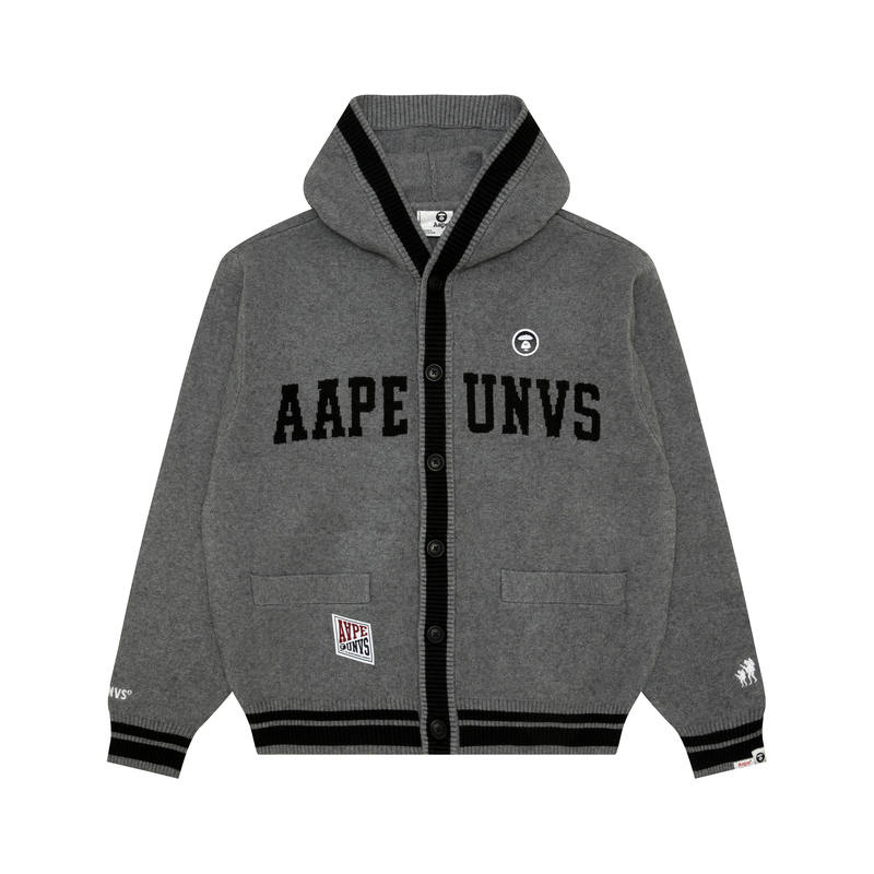 Aape Aape intarsia-knit logo cardigan