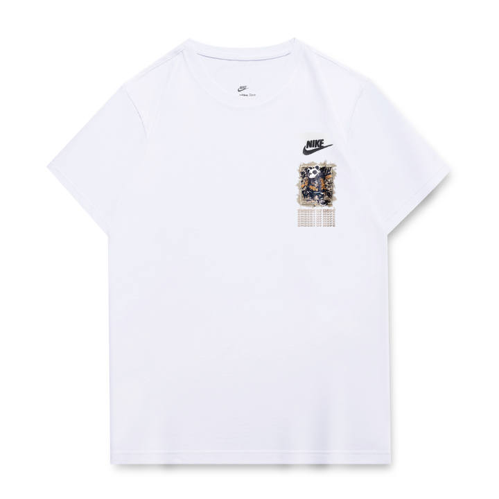 Nike Nike T Shirts Unisex White Crew Neck Moderate Straight Fit