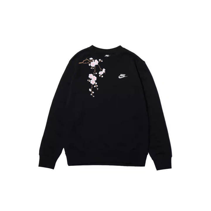 Nike Nike Sweatshirts Men's Black Crew Neck Moderate Regular