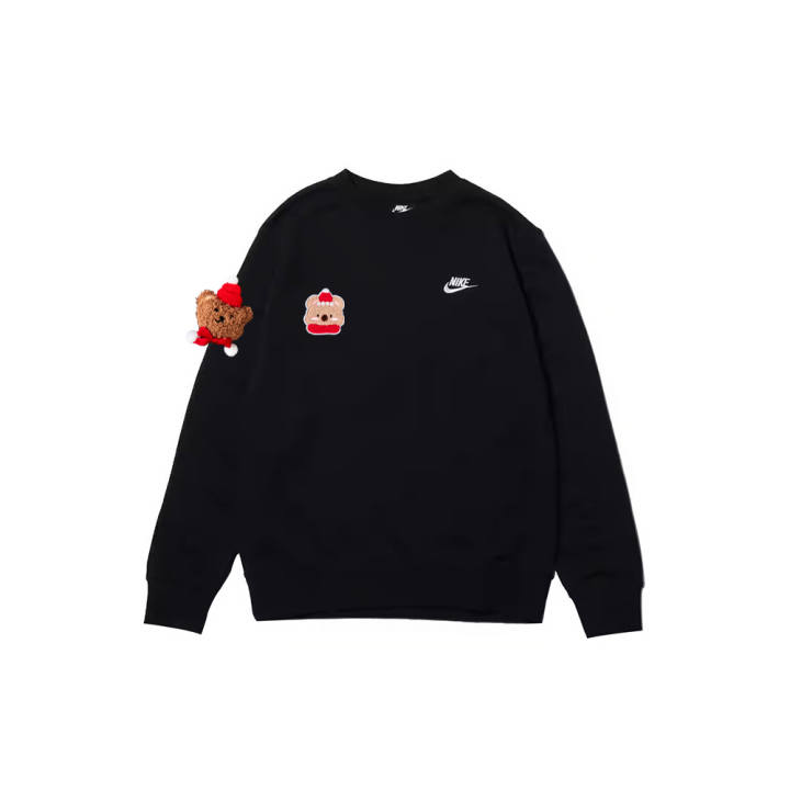 Nike Nike Sweatshirts Men's Black Crew Neck Moderate
