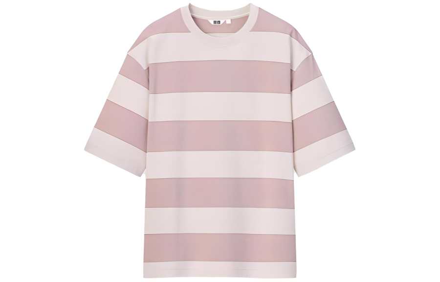 UNIQLO SS23 T Shirt Men's Peach Pink