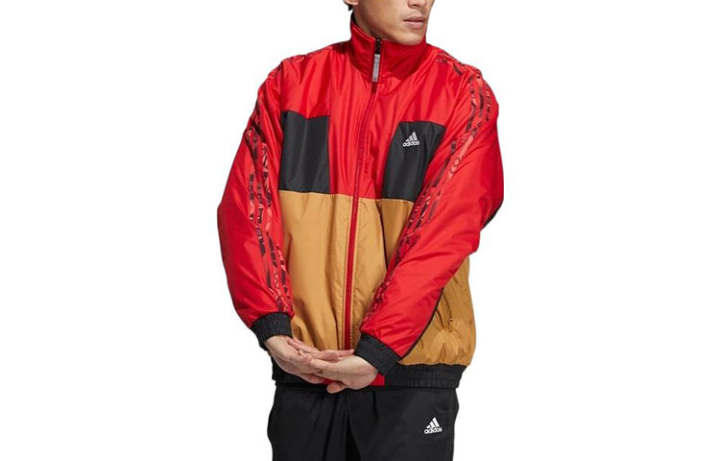 Adidas Adidas Jackets Men's Red Stand Collar Moderate Other