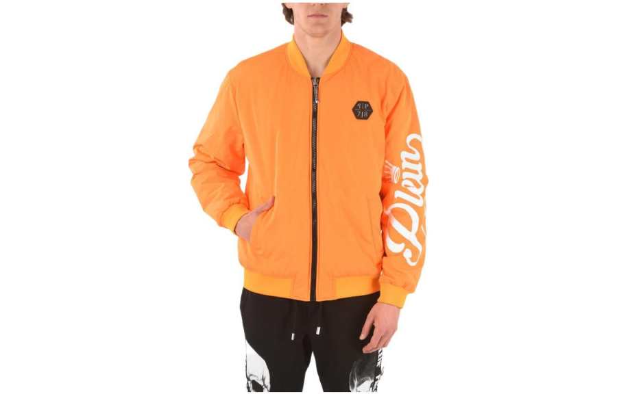 PHILIPP PLEIN Jackets & Coats Men's Orange