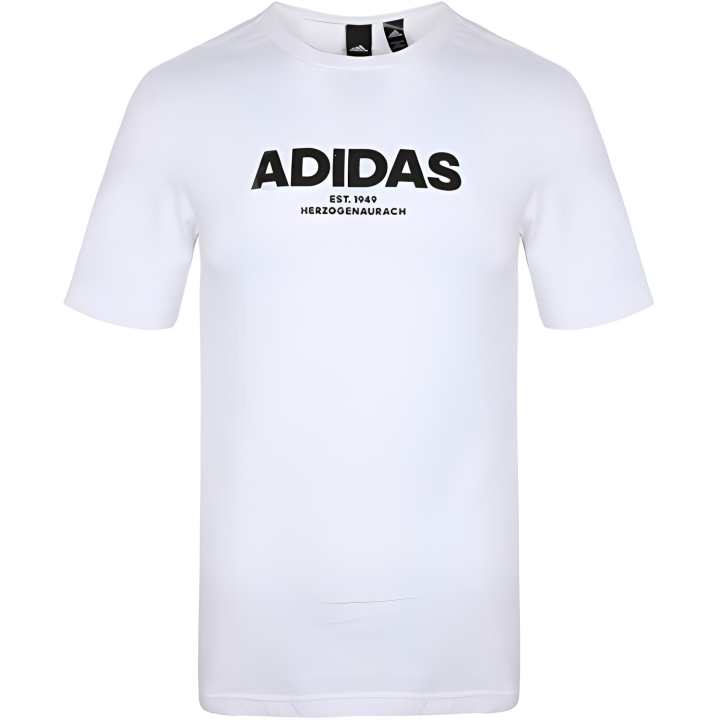Adidas Adidas T Shirts Men's White Crew Neck Moderate
