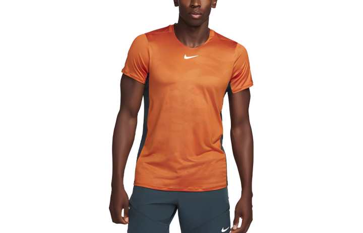 Nike Nike Court Dri FIT Advantage T Shirt Men's Orange