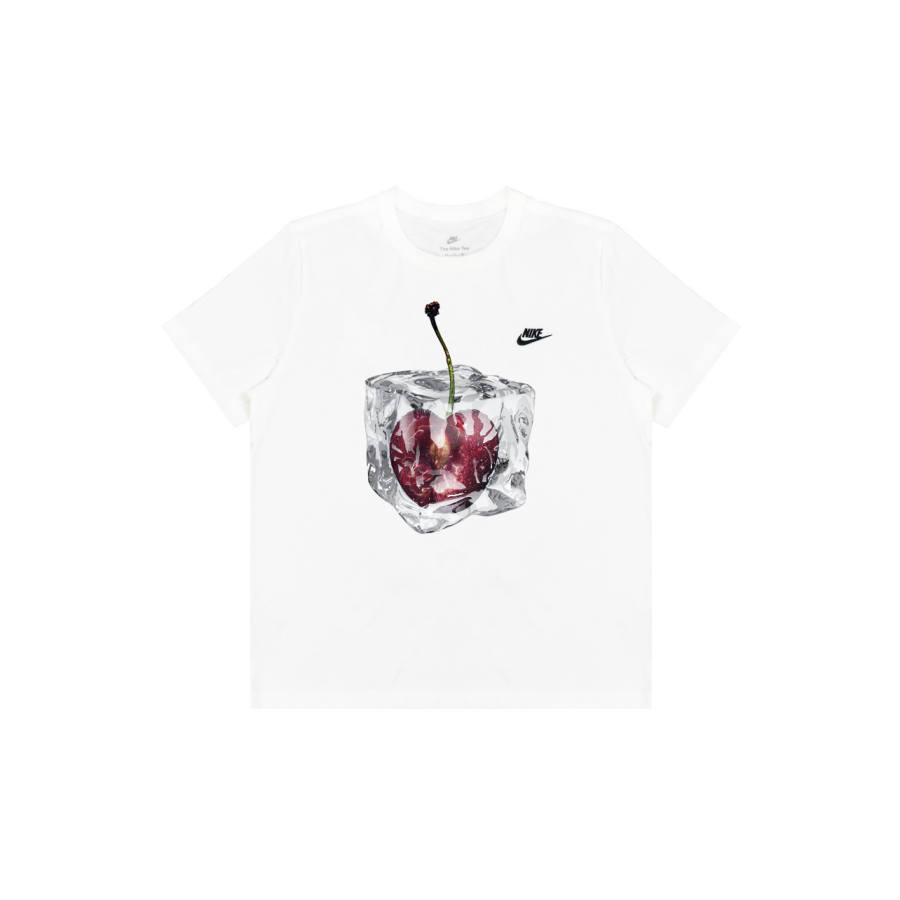 Nike Nike T Shirts Unisex White Crew Neck Moderate Straight Fit