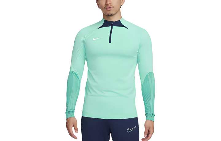 Nike Nike T Shirts Men's Turquoise Half Turtleneck Moderate Straight Fit