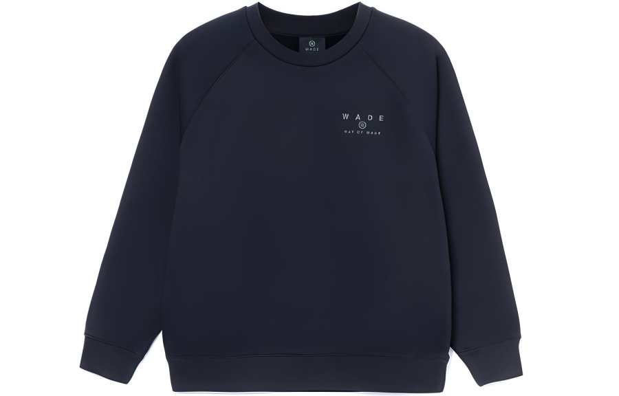 Li-Ning Li Ning Sweatshirts Unisex Black Crew Neck Moderate Regular