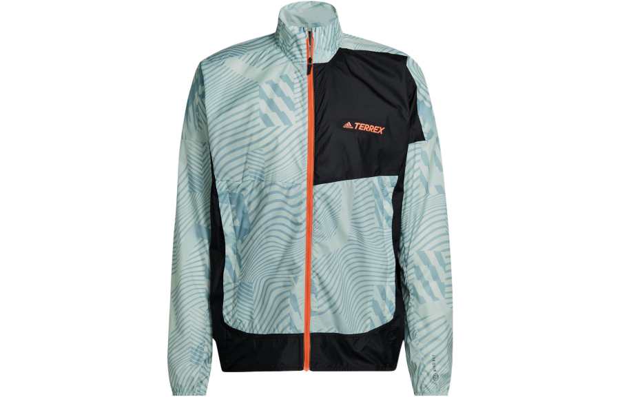 Adidas Adidas Jackets Men's Cyan Stand Collar Moderate Other