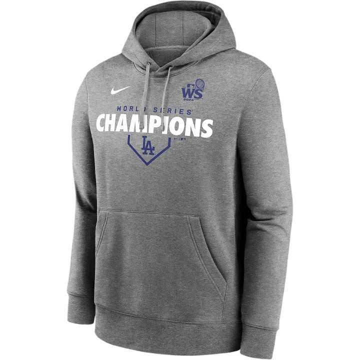 Nike Nike Los Angeles Dodgers 2024 World Series Champions Lockup Club Men's Nike Mlb Pullover Hoodie