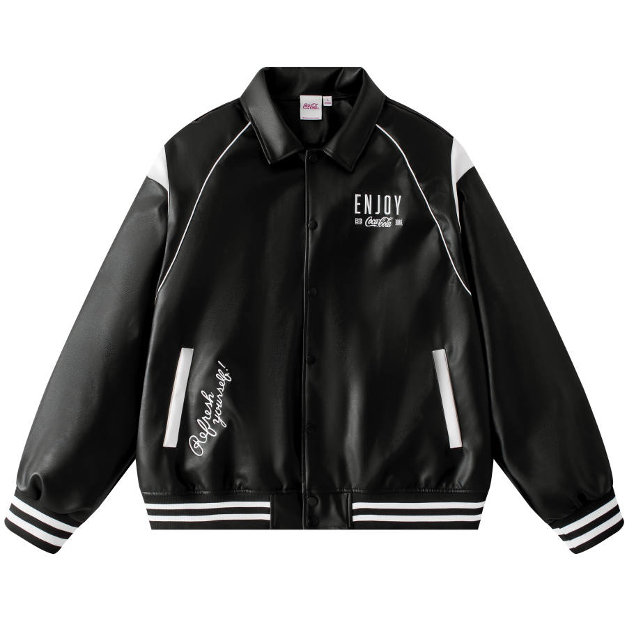 Coca-Cola Coca Cola Leather Jacket Unisex