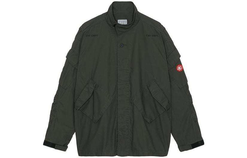 Cav Empt Cav Empt Jackets Men's Green Stand Collar Moderate Other