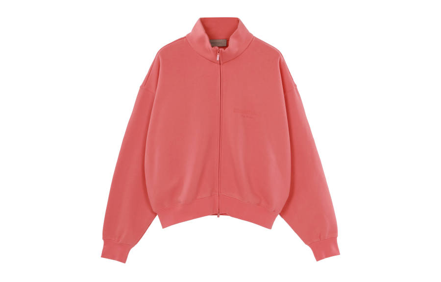 Fear Of God Essentials Jacket Unisex Coral Red