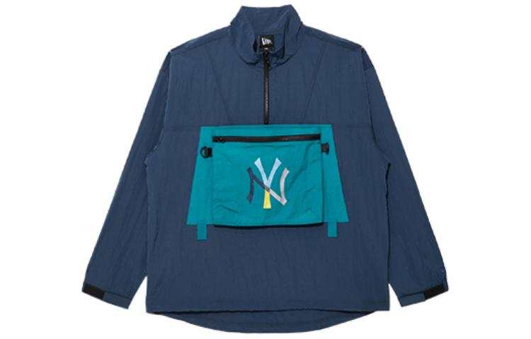 New Era Jackets Unisex Navy Blue Crew Neck Moderate Other