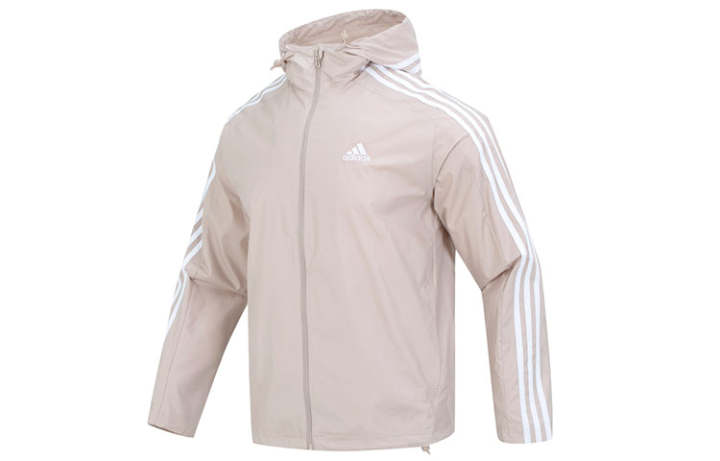 Adidas Adidas Jackets Men's Khaki Hooded Moderate Other
