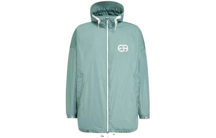 EMPORIO ARMANI EA Jackets Men's Light Green Detachable Hood Moderate Other