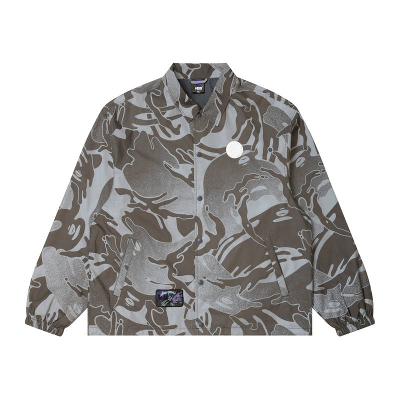 Aape Aape Abstract Print Shirt Jacket