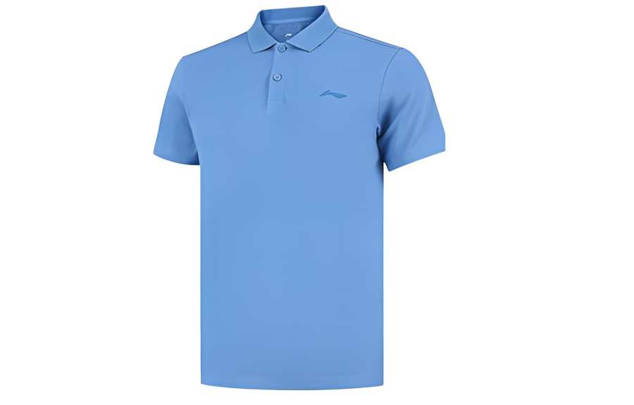 Li-Ning Li Ning Fitness Series Polo Shirt Men's Paris Blue