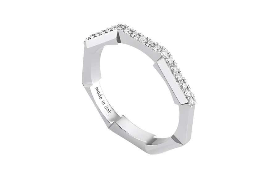 GUCCI Gucci Link to Love diamond 18k ring