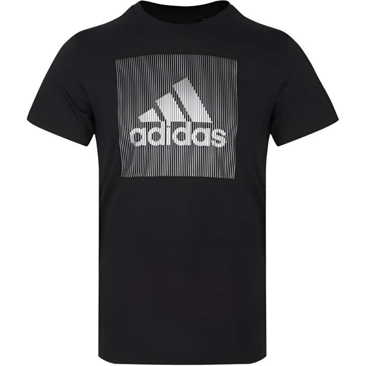 Adidas Adidas T Shirts Men's Black Crew Neck Moderate Straight Fit