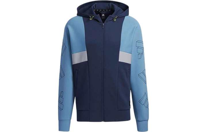 Adidas Adidas Jackets Men's Blue Hooded Moderate Other