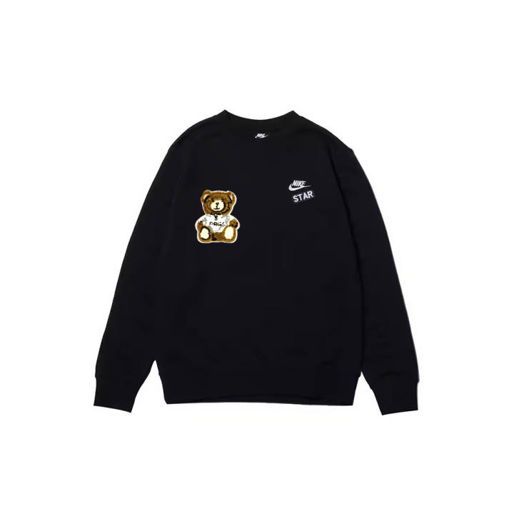 Nike Nike Sweatshirts Men's Black Crew Neck Moderate Regular