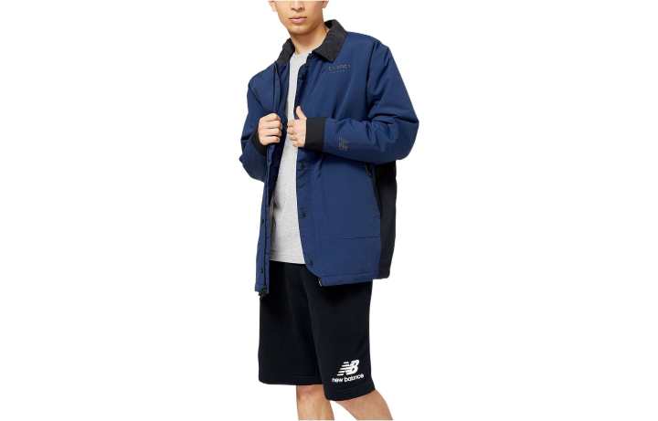 New Balance New Balance Jackets Men's Blue Lapel Moderate Other