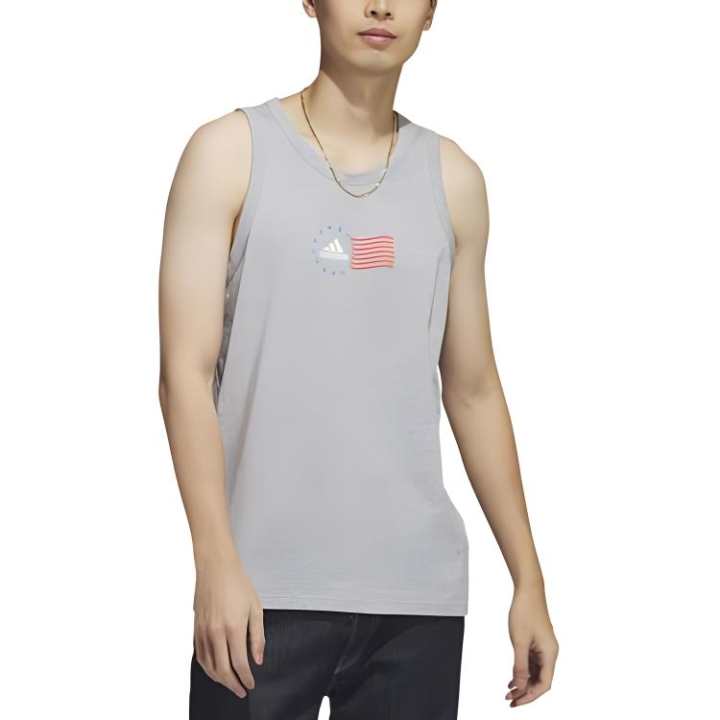 Adidas Adidas Americana Graphic Tank Top Men's Gray