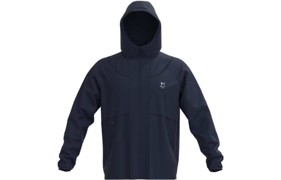Under Armour Jackets Men's Blue Hooded Moderate Other