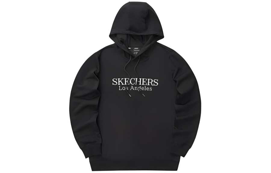 Skechers Sweatshirts Unisex Carbon Black Hooded Moderate Regular