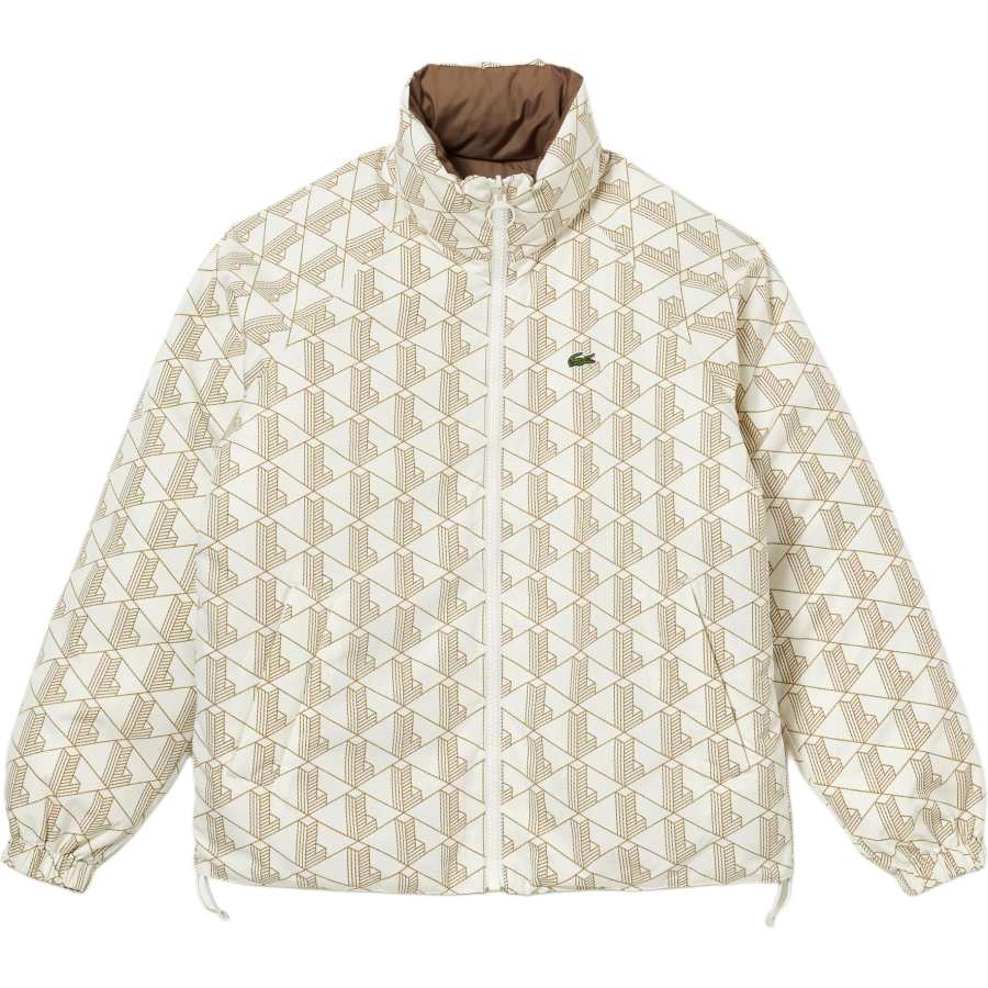 LACOSTE LACOSTE FW22 Jackets & Coats Men's Ivory White
