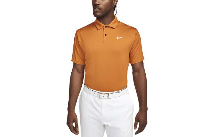 Nike Nike T Shirts Men's Orange Moderate Straight Fit