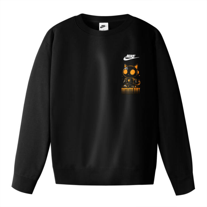 Nike Nike Sweatshirts Unisex Black Crew Neck Moderate Regular