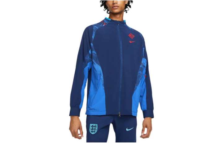 Nike Nike Dri Fit Jackets Men's Blue Stand Collar Moderate Other