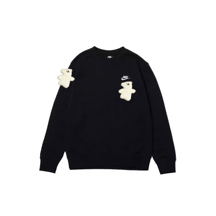 Nike Nike Sweatshirts Men's Black Crew Neck Moderate Regular