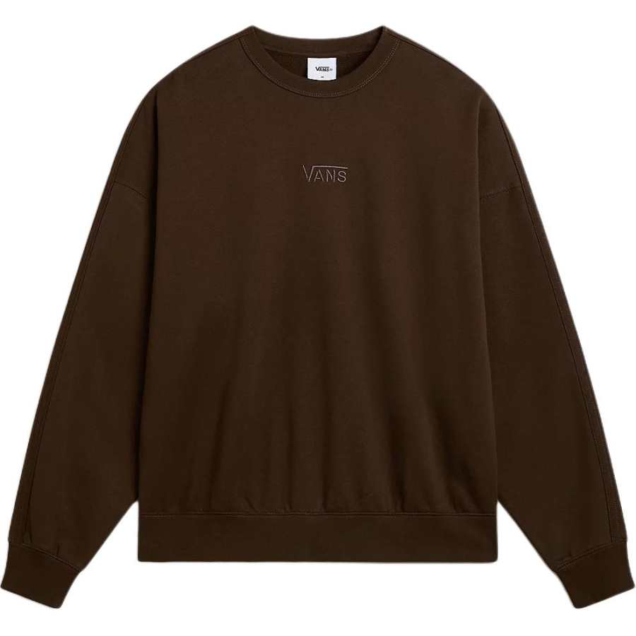 Vans Vans Sweatshirts Men's Brown Crew Neck Moderate