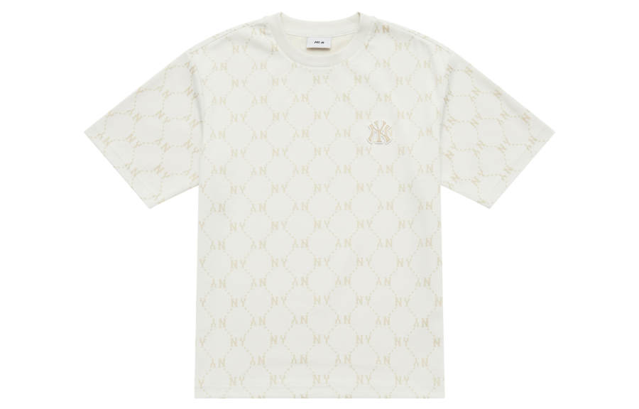 MLB MLB MONOGRAM SS25 T Shirt Unisex Ivory