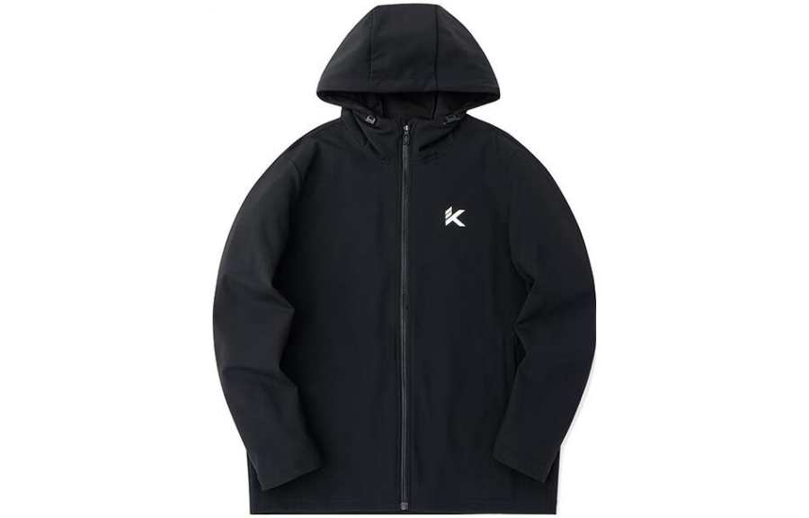 ANTA Basketball Collection Jackets Men's Black Hooded Moderate Other
